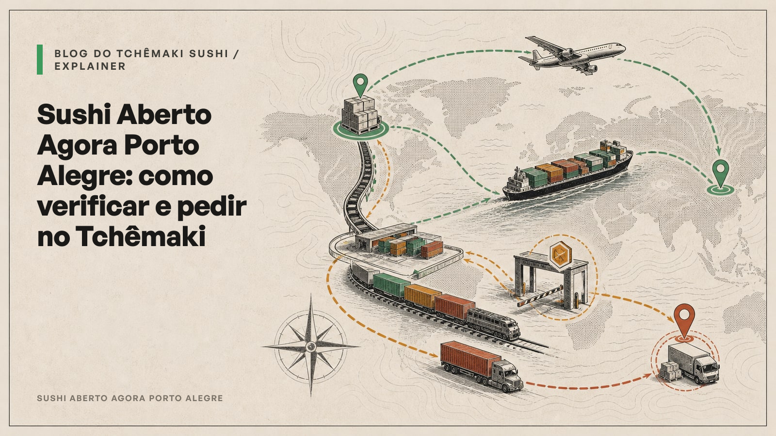 Sushi Aberto Agora Porto Alegre: como verificar e pedir no Tchêmaki