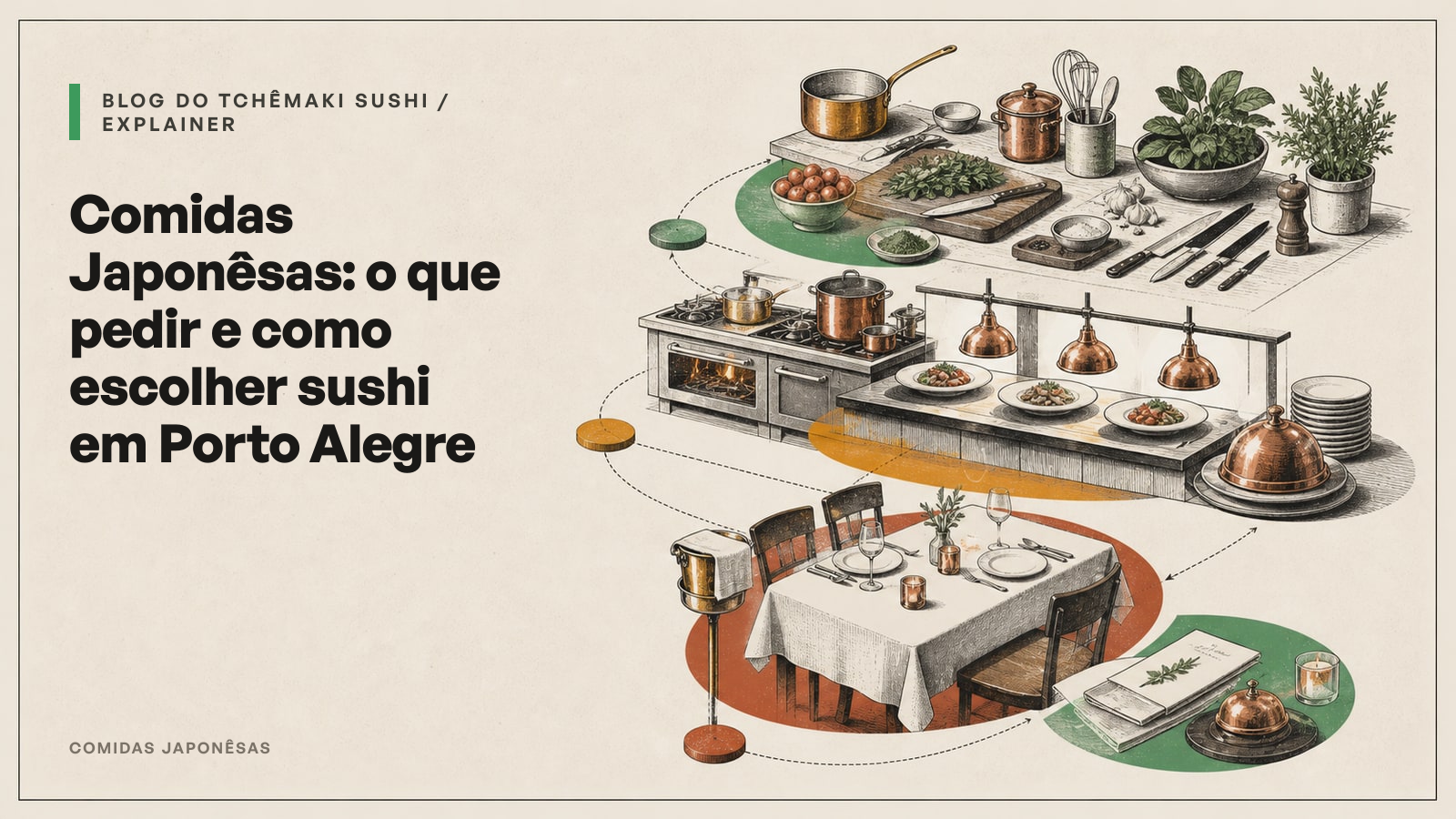 Comidas Japonêsas: o que pedir e como escolher sushi em Porto Alegre